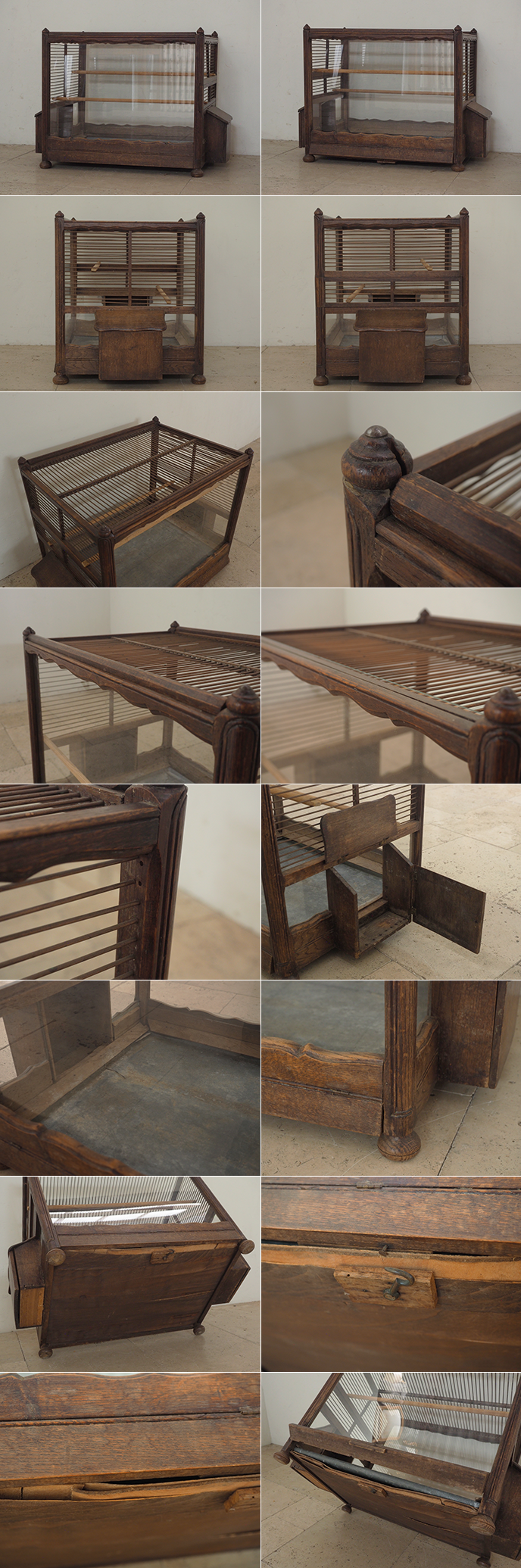 フランス アンティーク バードケージ ガラスケース 鳥籠 | MANSIKKA