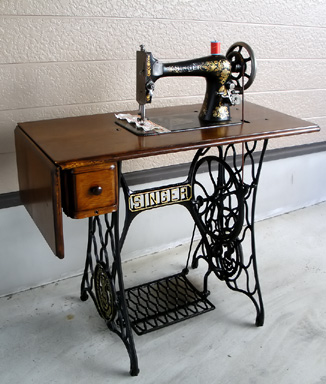 アンティーク SINGER 27 シンガー足踏みミシン ～ アンティークミシン