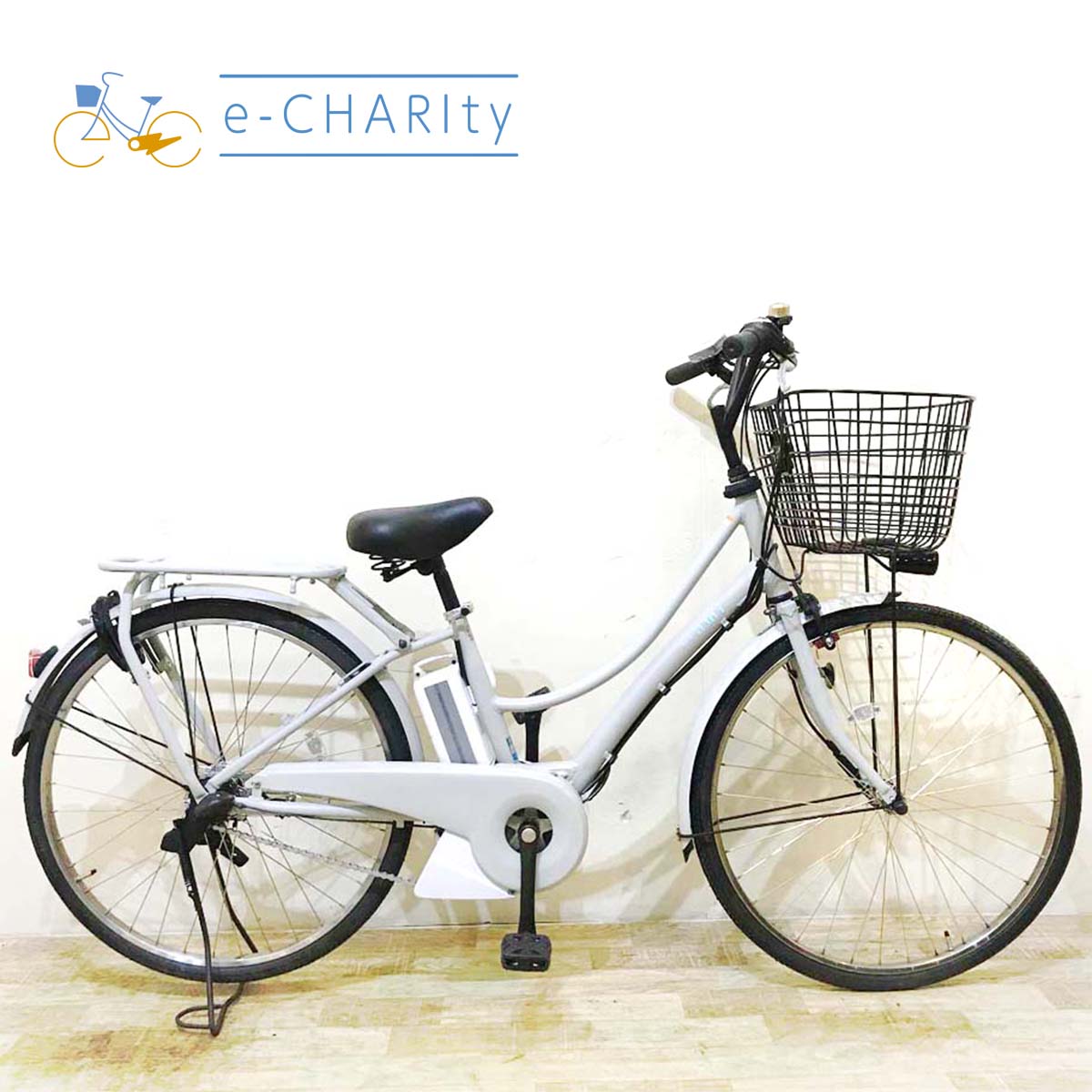 中古電動自転車 ヤマハ PAS Ami パス アミ グレー 26インチ KD119 – e