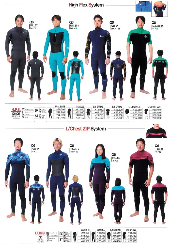 QUIVER 2024 SPRING/SUMMER WETSUITS CATALOG クイーバーウェット