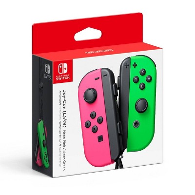 Nintendo Switch Joy-Con L/R - Neon Pink/Neon Green : Target