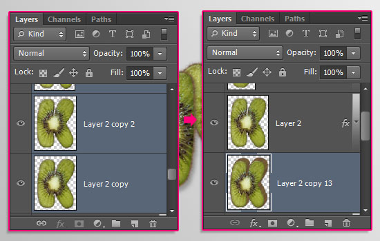 Kiwi Text Effect: Kiwi Photoshop Font | Textuts