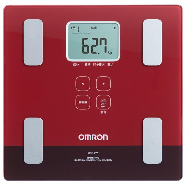 楽天市場】オムロン カラダスキャン hbf-255t-r [レッド]の通販