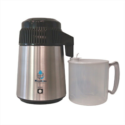 楽天市場】蒸留水器 台湾メガホーム社製ステンレスボディ(黒)新型ポリ