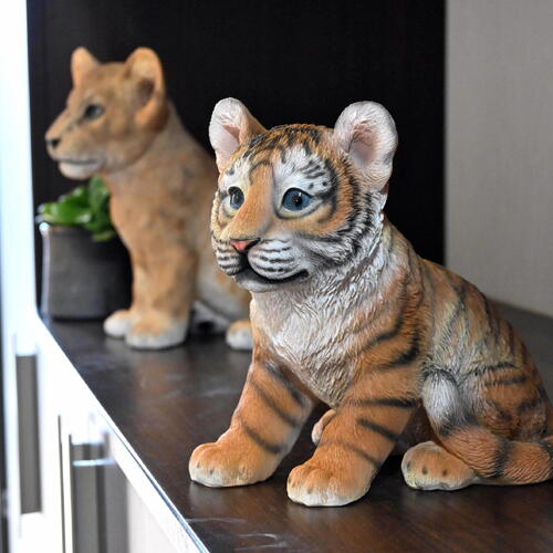 楽天市場】ネコ科 赤ちゃん 4つセット置物 かわいい置物 赤ちゃんの