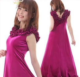 楽天市場】フラダンス衣装 ベロア ドレスフラダンス 衣装 フラドレス