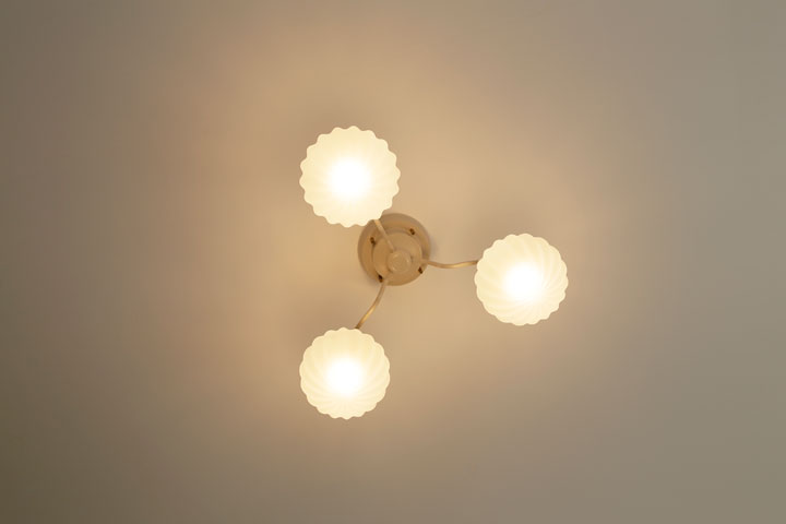 楽天市場】シーリングライト 【 Nykl 】 3灯 LED グレー ホワイト