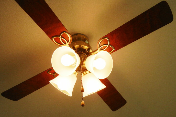 楽天市場】シーリングファン ライト 【 Farnell / ブラウン 】 4灯