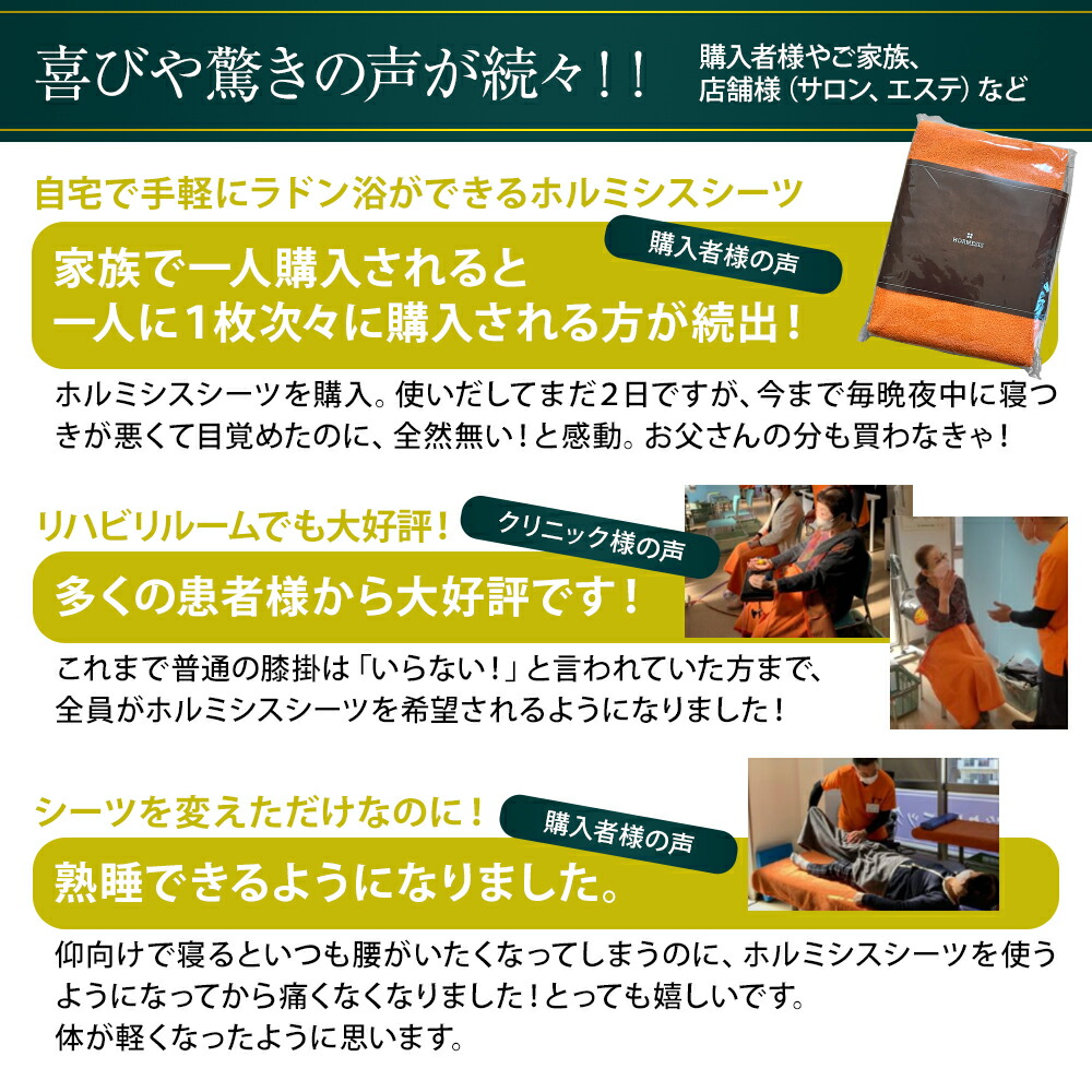 楽天市場】【楽天ランキング90冠達成】ホルミシスシーツ 100×200cm