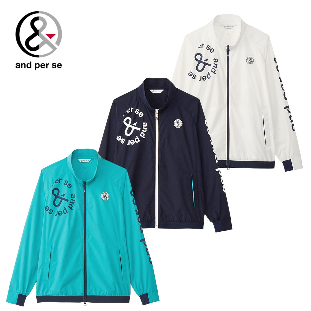楽天市場】and per se アンパスィ メンズ ゴルフウェア ジャケット