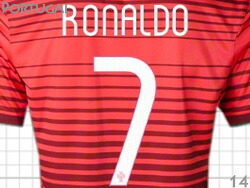 楽天市場】2014 ポルトガル代表 ホーム(赤) #7 RONALDO