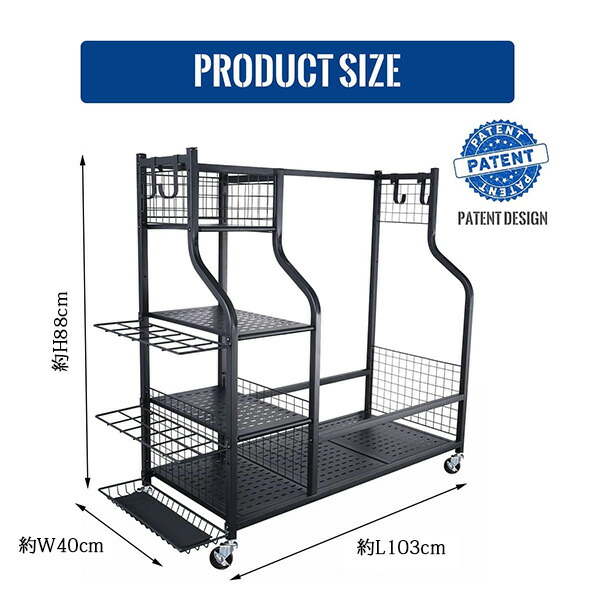 楽天市場】【在庫有り】Mythinglogic ゴルフ ストレージ ガレージ