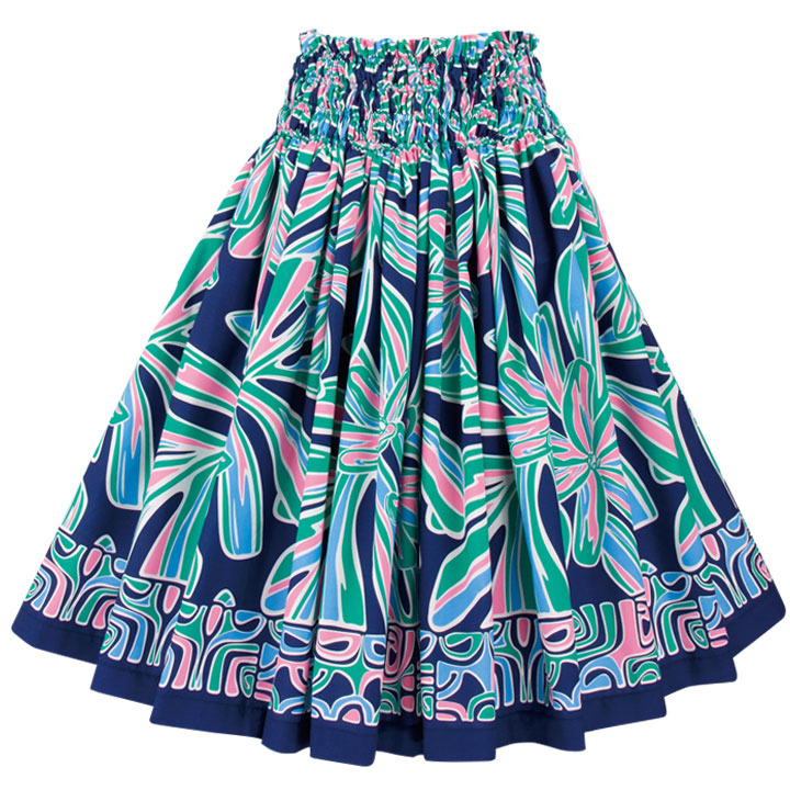 楽天市場】即納☆ パウスカート ネイビー系 [SK444-7-3667] フラダンス