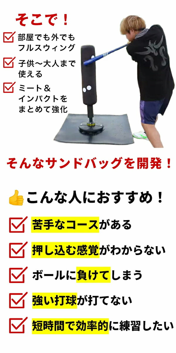 楽天市場】【レビューで6ヶ月保証】 野球 練習 パワーヒッティング