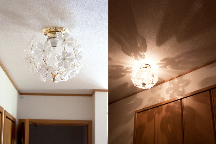 楽天市場】シャンデリア 1灯 ブルーム プチシャンデリア[Bloom