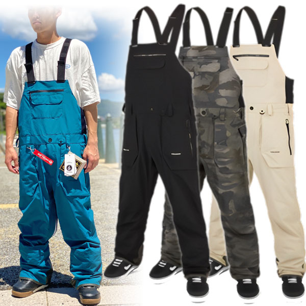 楽天市場】23-24 VOLCOM/ボルコム RAIN GORE-TEX BIB overall メンズ