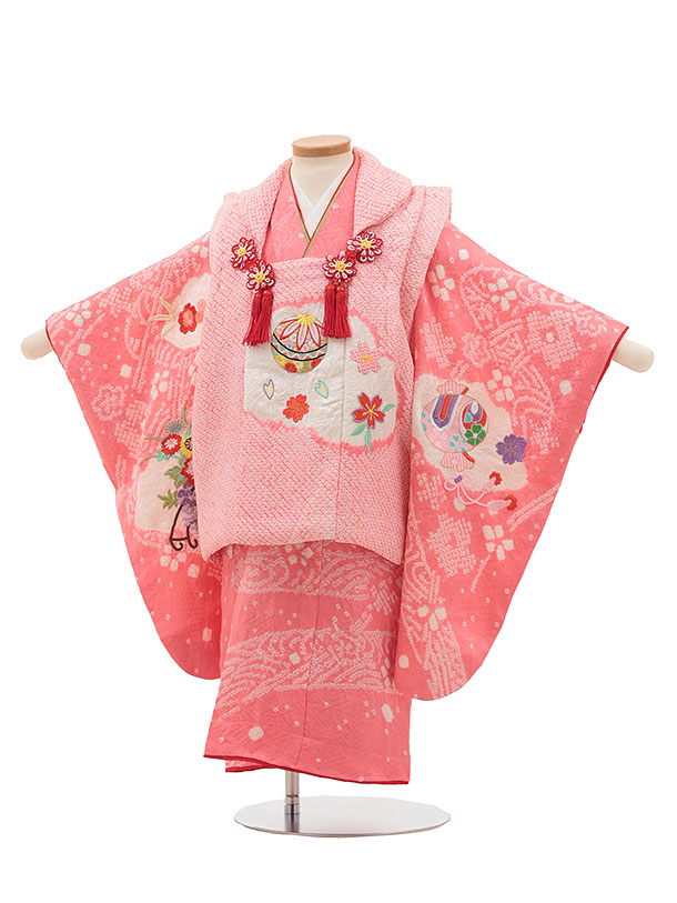 楽天市場】七五三 着物 3歳 レンタル 七五三 3歳 被布 セット 4543