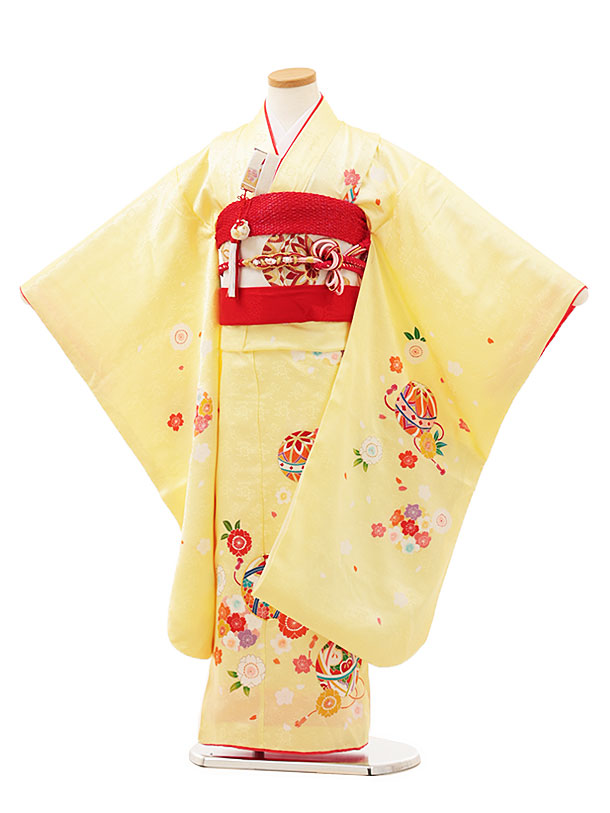 楽天市場】七五三 着物 7歳 フルセット レンタル 女の子Y192【高級正絹