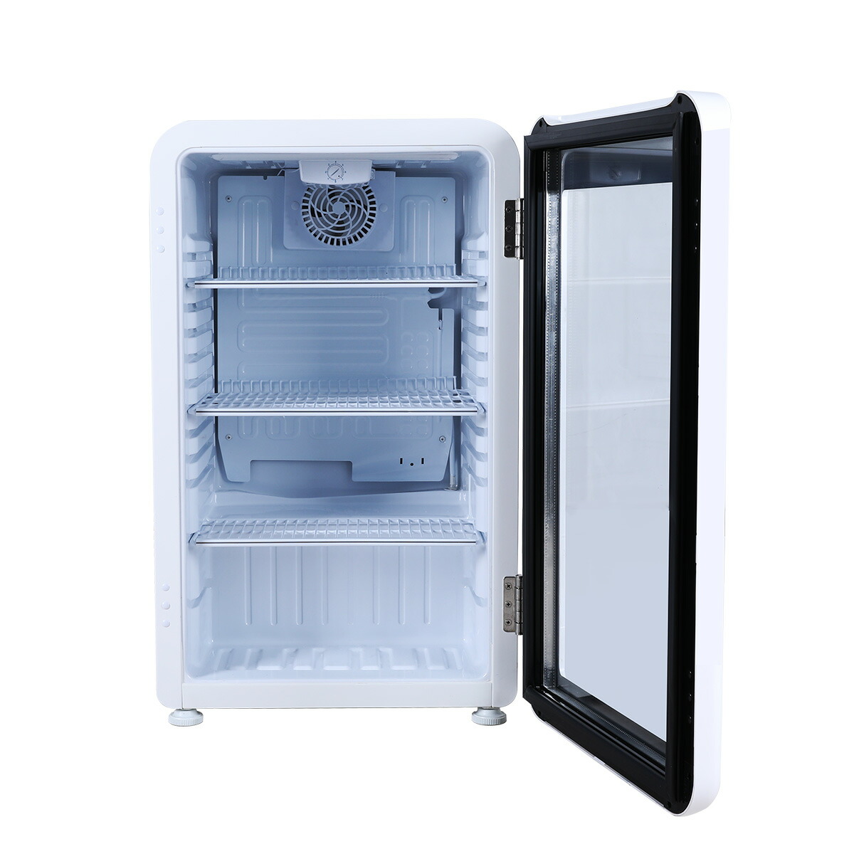 楽天市場】【春分セール！】 95L 白 レトロ 冷蔵ショーケース 小型 HJR