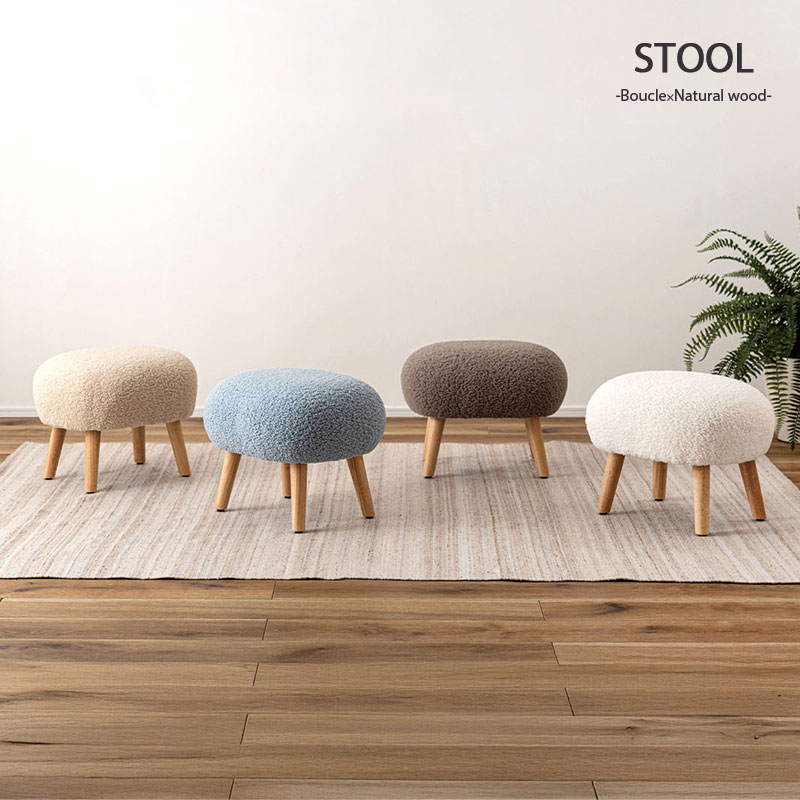 楽天市場】もこもこ（スツール｜イス・チェア）：インテリア・寝具