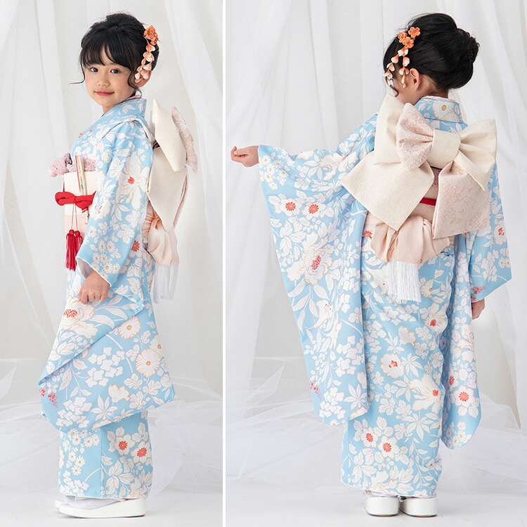 楽天市場】【レンタル】七五三 着物 7歳 四つ身セット(結び帯セット