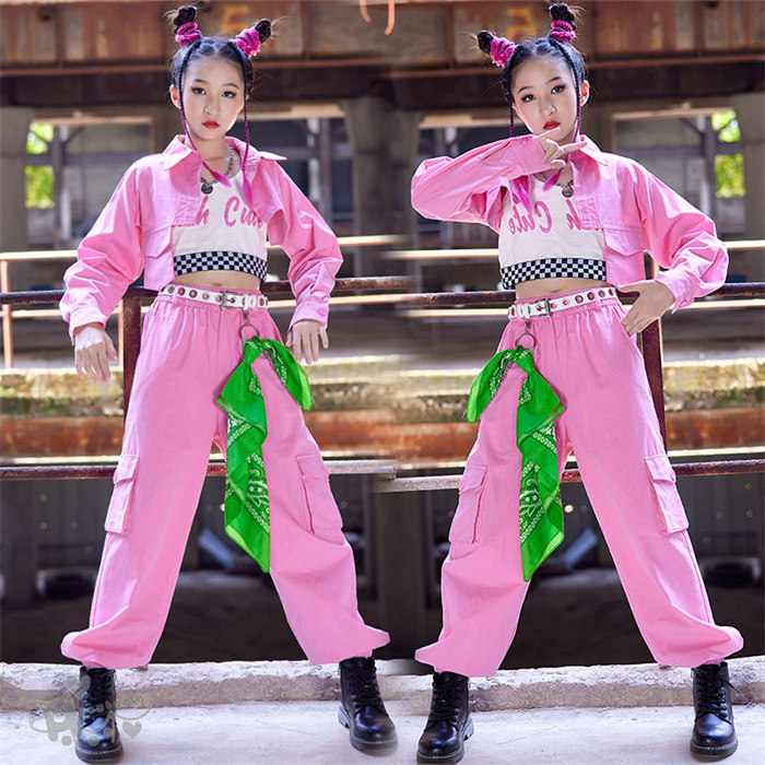 楽天市場】ダンス衣装 ヒップホッ 白ベスト ピンク 無地 長袖