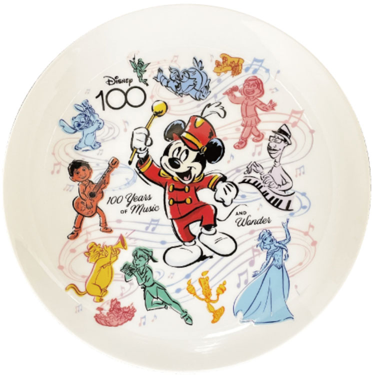 楽天市場】ディズニー ミッキー&フレンズ プレート MUSICAL WONDER