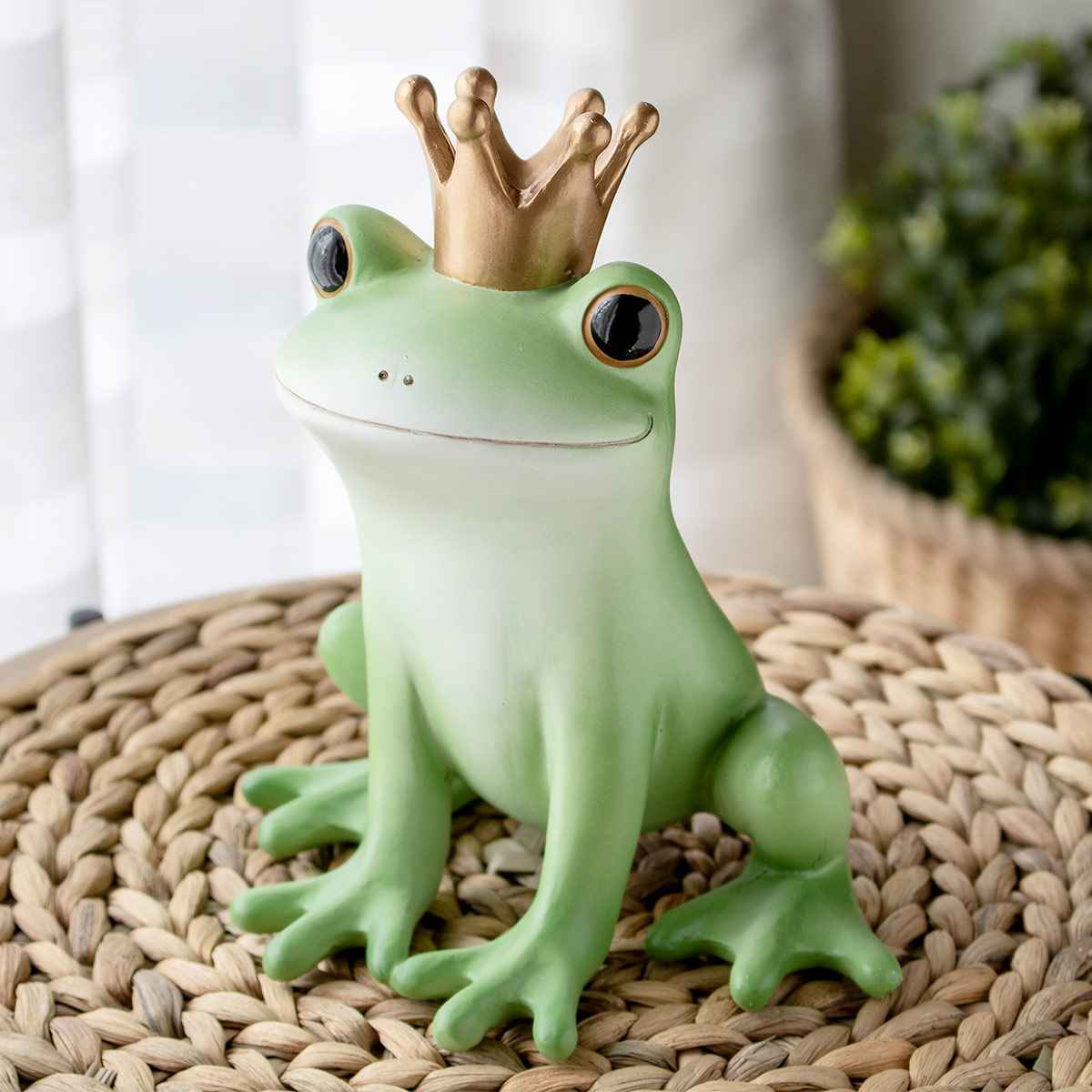楽天市場】ガーデン オーナメント 王冠カエル Copeau （ コポー カエル