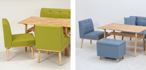 楽天市場】ダイニングソファ 座面高44cm 1人掛け ダイニング チェア