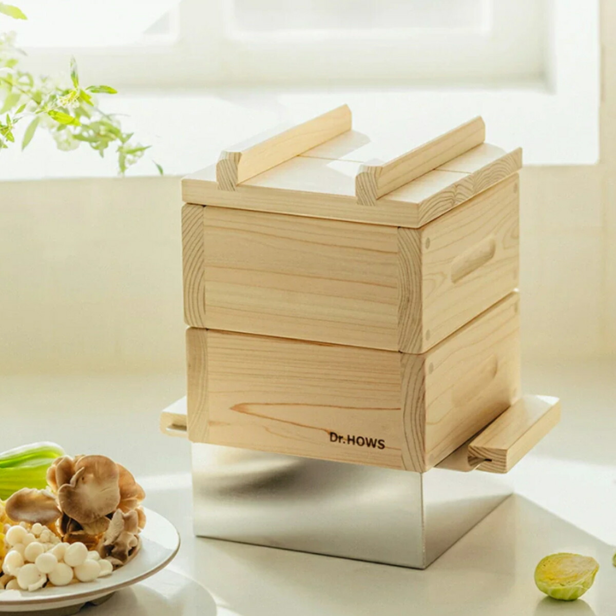 楽天市場】ひのき蒸し器 ミニ 2段 IH対応 JADAM ドクターハウス （ Dr