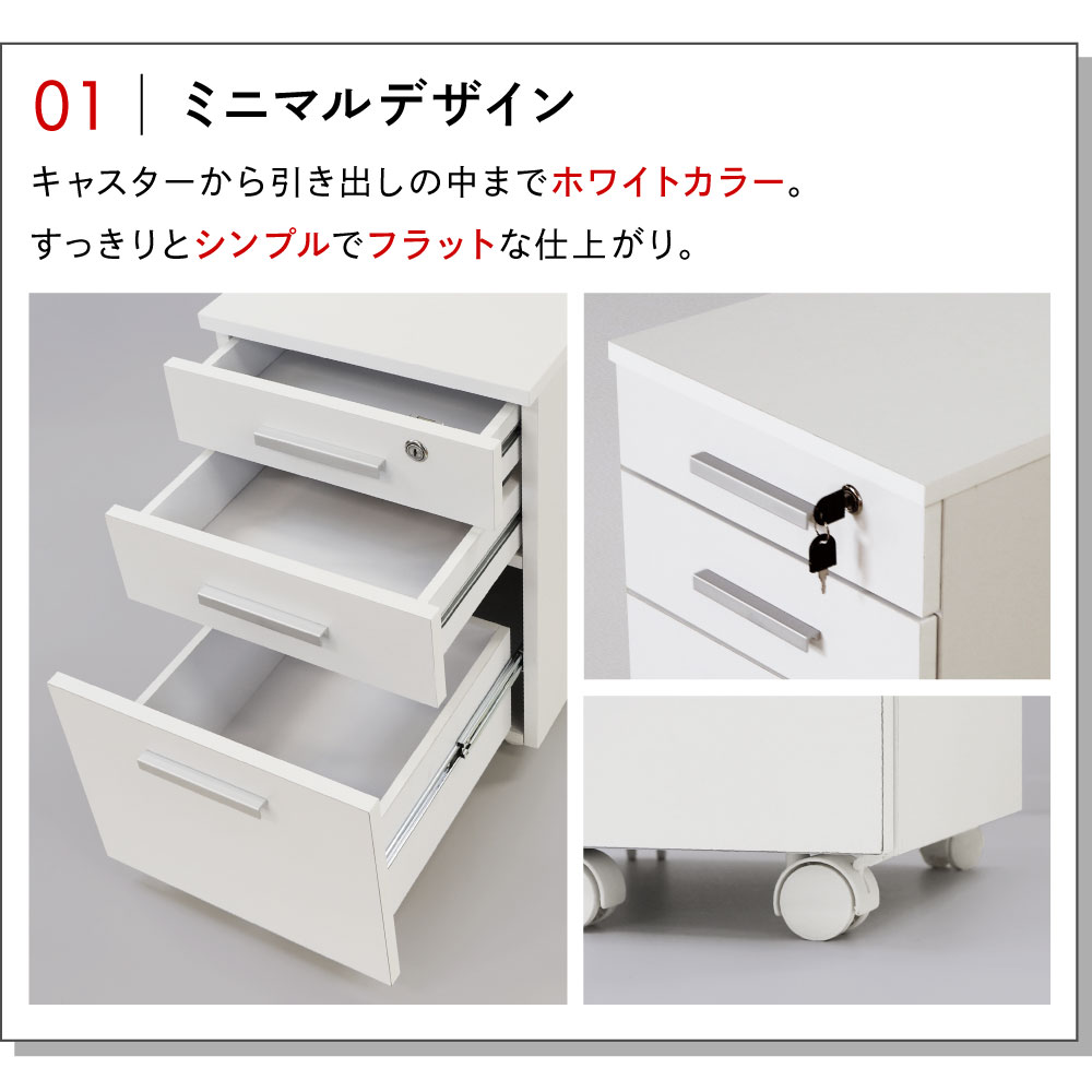 楽天市場】【最大1万円ｸｰﾎﾟﾝ3/4-10】 ワゴン 3段 キャスター付き