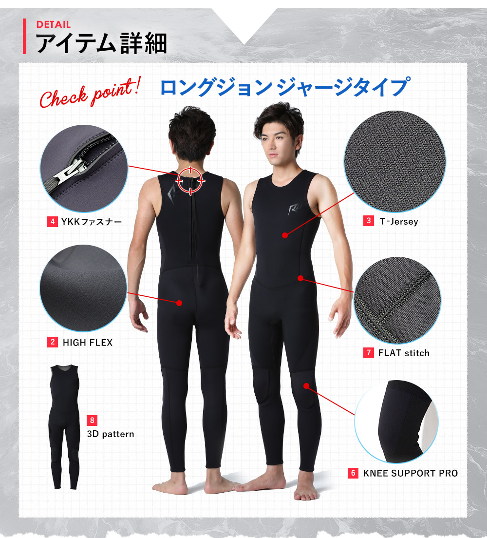 楽天市場】[開始4時間限定ｸｰﾎﾟﾝ]RSS SURF ウェットスーツ ロングジョン