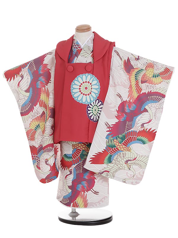 楽天市場】折り鶴（七五三3歳）（着物セット｜和服）：キッズ