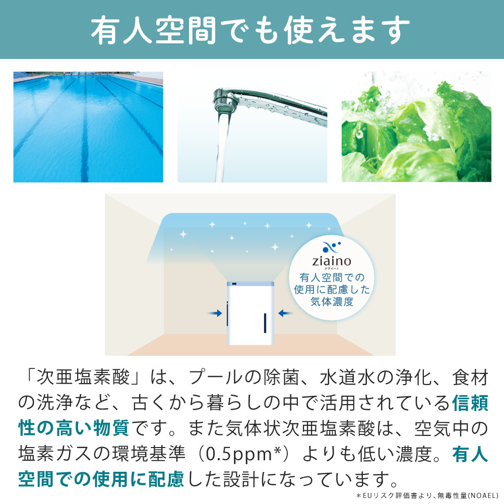 楽天市場】パナソニック ジアイーノ 9畳 次亜塩素酸 空間除菌 脱臭機 F