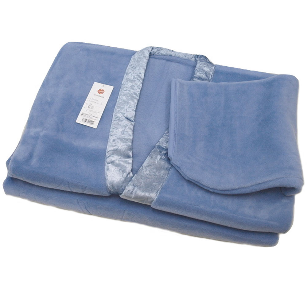 楽天市場】西川ニューマイヤー アクリル毛布無地カラー 夜着(かいまき