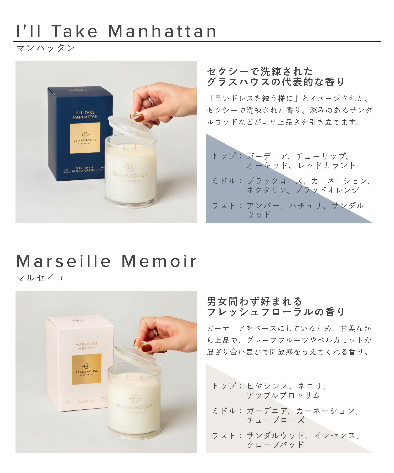 楽天市場】グラスハウス GLASSHOUSE アロマキャンドル Soy Candle 380g