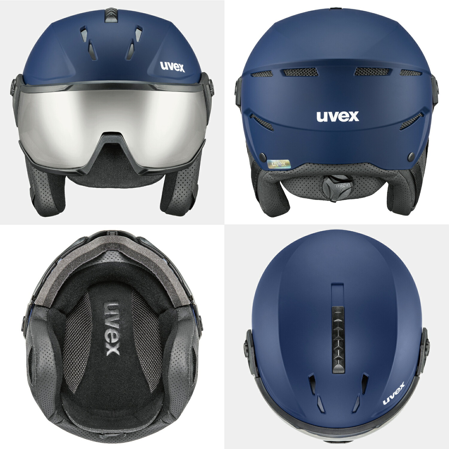 楽天市場】uvex ウベックス スキースノーボード バイザーヘルメット