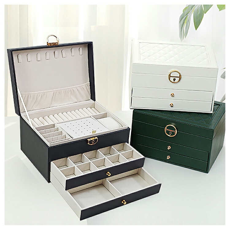 楽天市場】【本日22時〜！90％オフCP】アクセサリーボックス