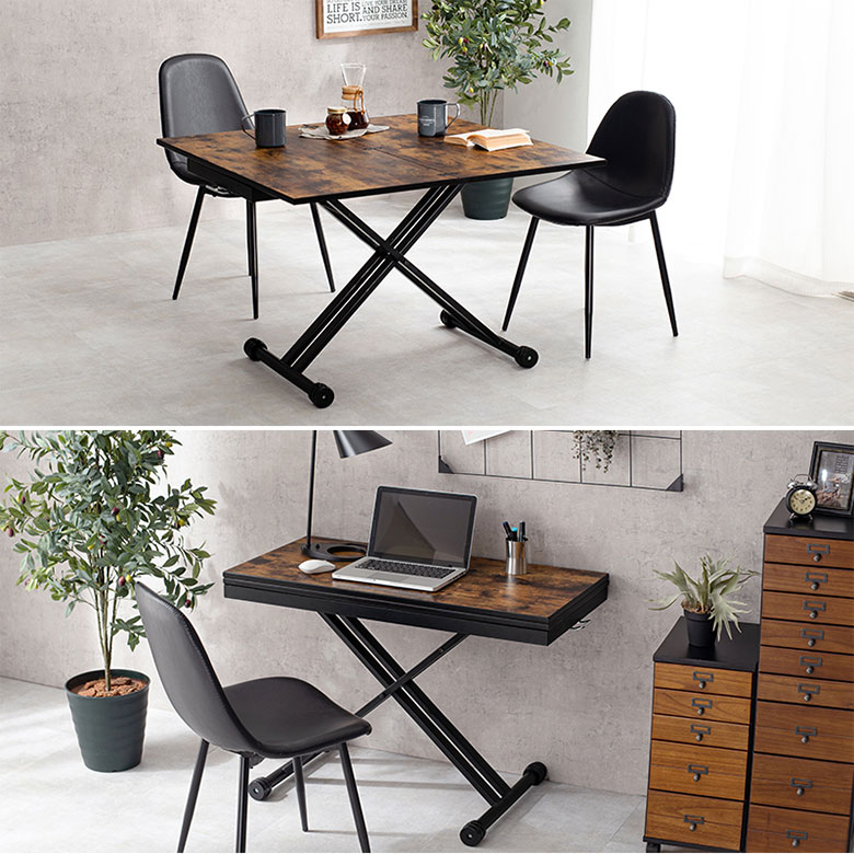 楽天市場】昇降テーブル リフティングテーブル 折りたたみ式 ガス圧 無