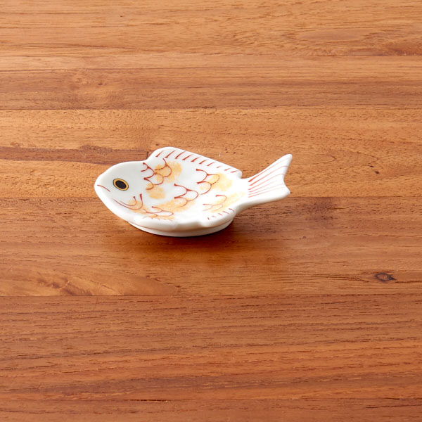 楽天市場】幸楽窯 錦 金叩 鯛形 箸置□ / 有田焼 和食器 正月 お正月