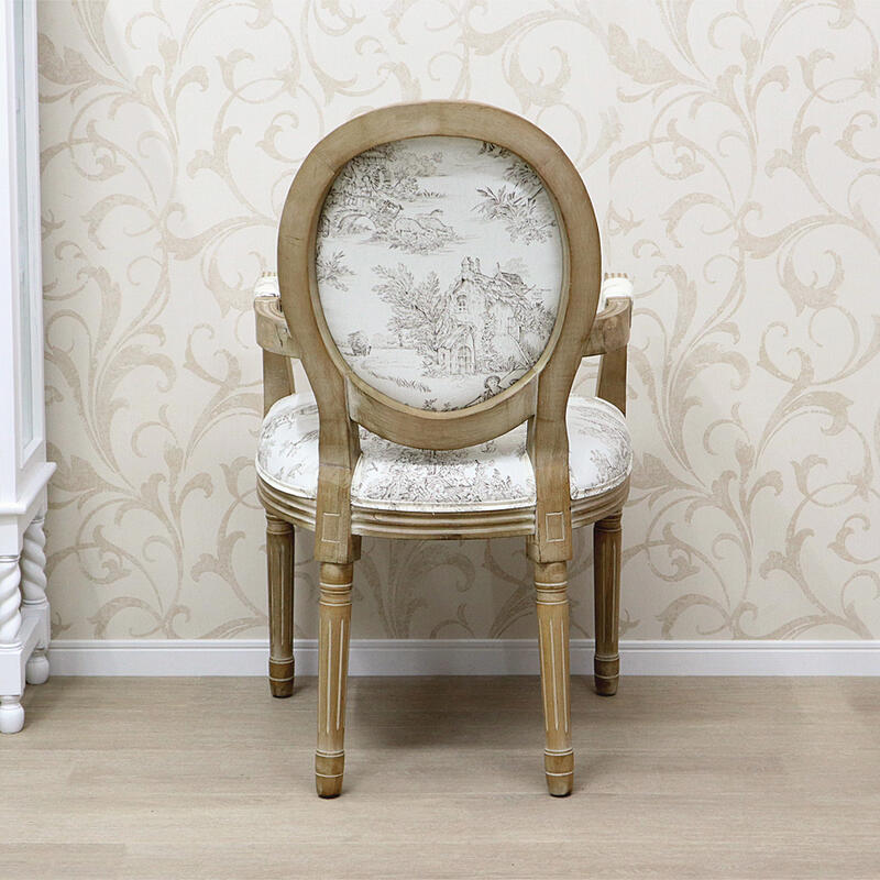 楽天市場】トワルドジュイ アームチェアフランス シャビー シャビー