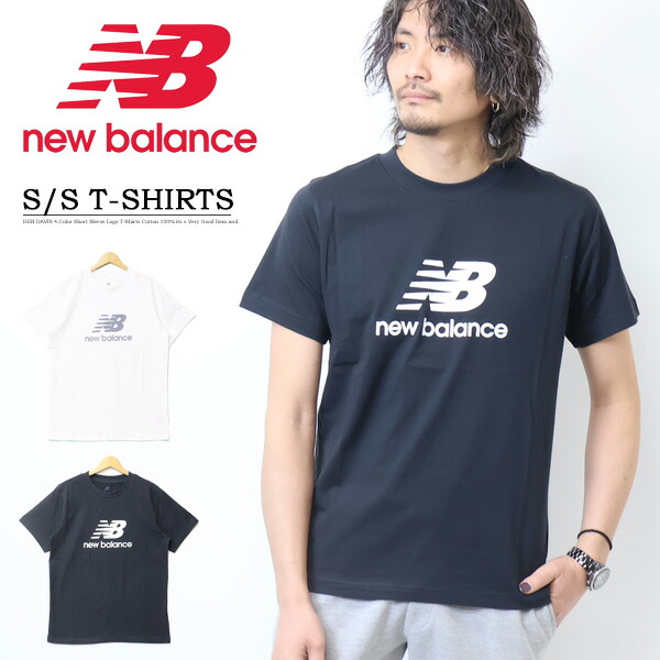 楽天市場】New Balance ニューバランス Stacked Logo プリント 半袖T