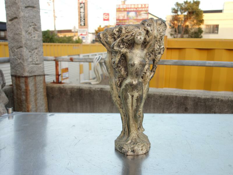 楽天市場】【中古】M▽ブロンズ像 彫刻 アート オブジェ 女性 裸婦