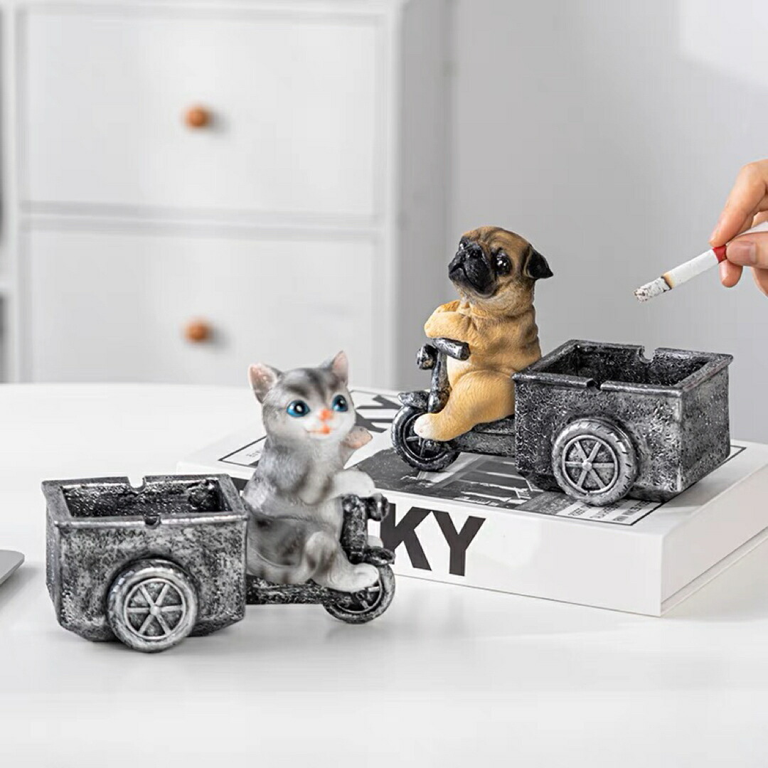 楽天市場】A020858卓上灰皿 ネコ 卓上収納 小物入れ 猫柄 雑貨 キー