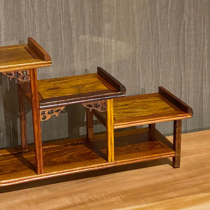 楽天市場】飾り棚 和モダン 和風 花梨 かりん おしゃれ アジアン