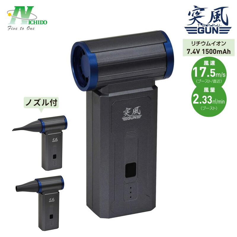 楽天市場】NICHIDO/日動工業 エアダスターブロワー 突風GUN イーグル