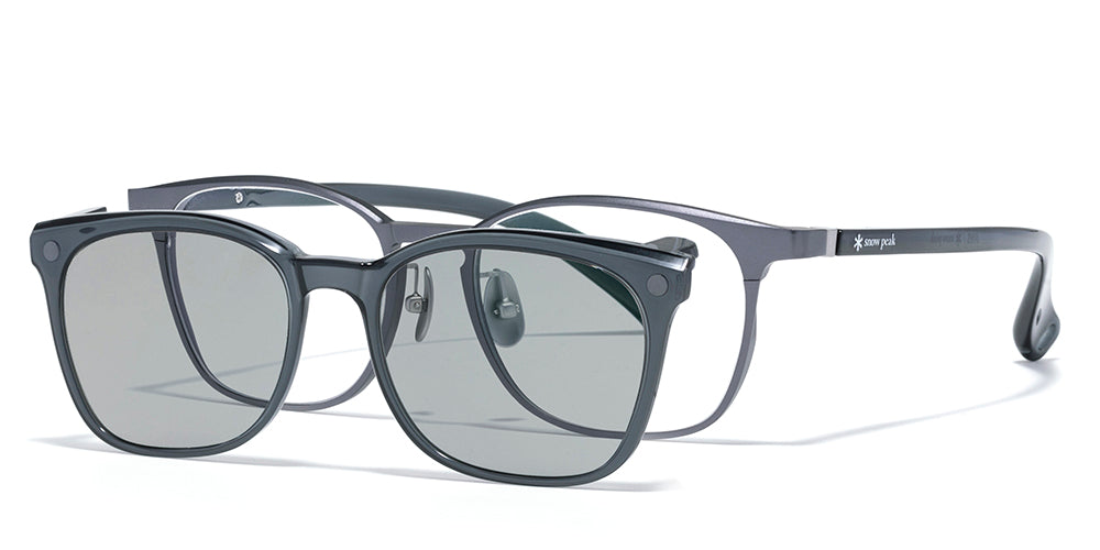 JINS x Snow Peak Switch Metal Flip up+360°