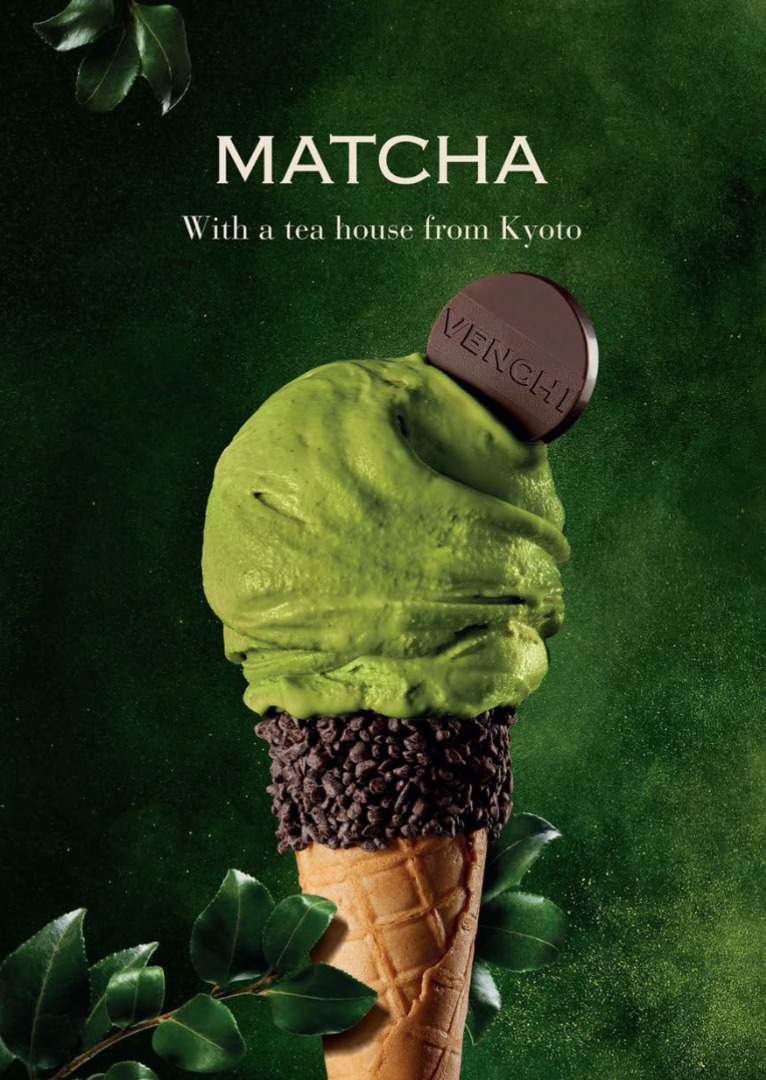 初の日本限定ジェラートフレーバー「抹茶」｜ヴェンキ｜Venchi【公式