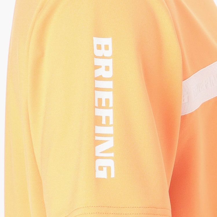 BRIEFING GOLF - MENS SLEEVE LOGO HIGH NECK RELAXED FIT