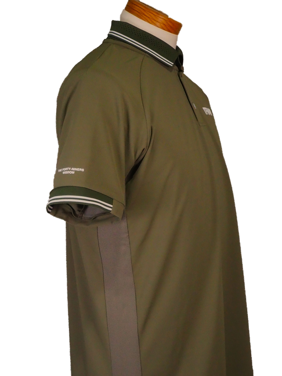 TFW49 - LINE SLEEVE POLO | ポロシャツ | カーキ×ベージュ | メンズ